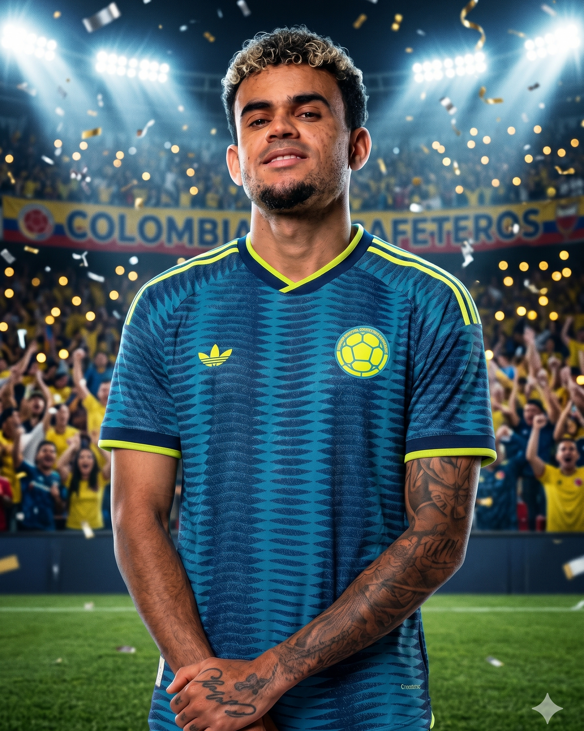 Camiseta Colombia Azul · Copa 2026 1